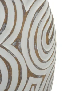 Vase en résine Oblix décorations en spirale