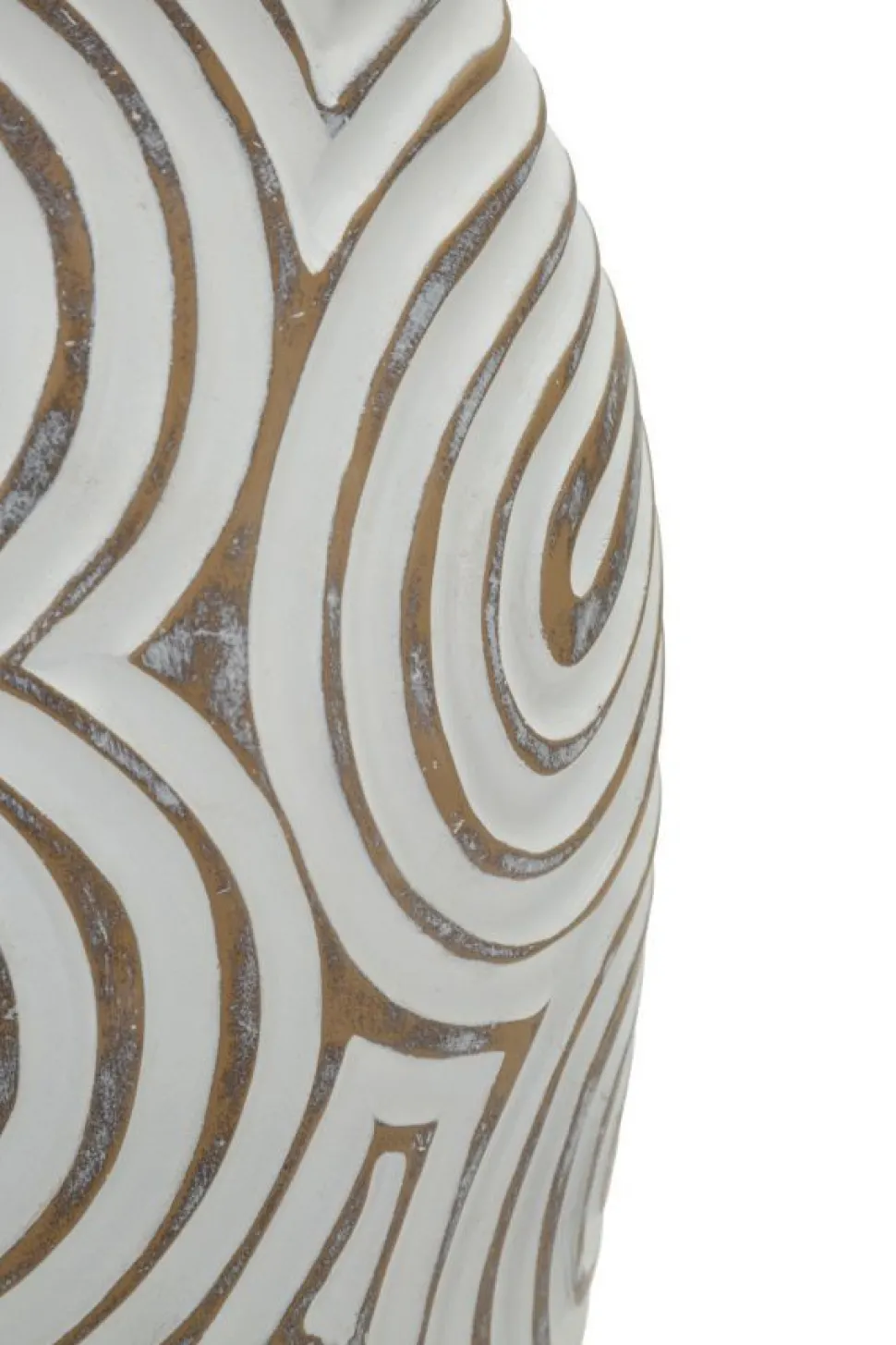 Vase en résine Oblix décorations en spirale