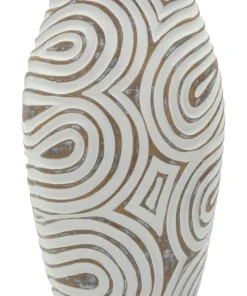 Vase en résine Oblix décorations en spirale