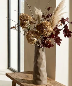Vase moderne irrégulier Norimberga finition beige