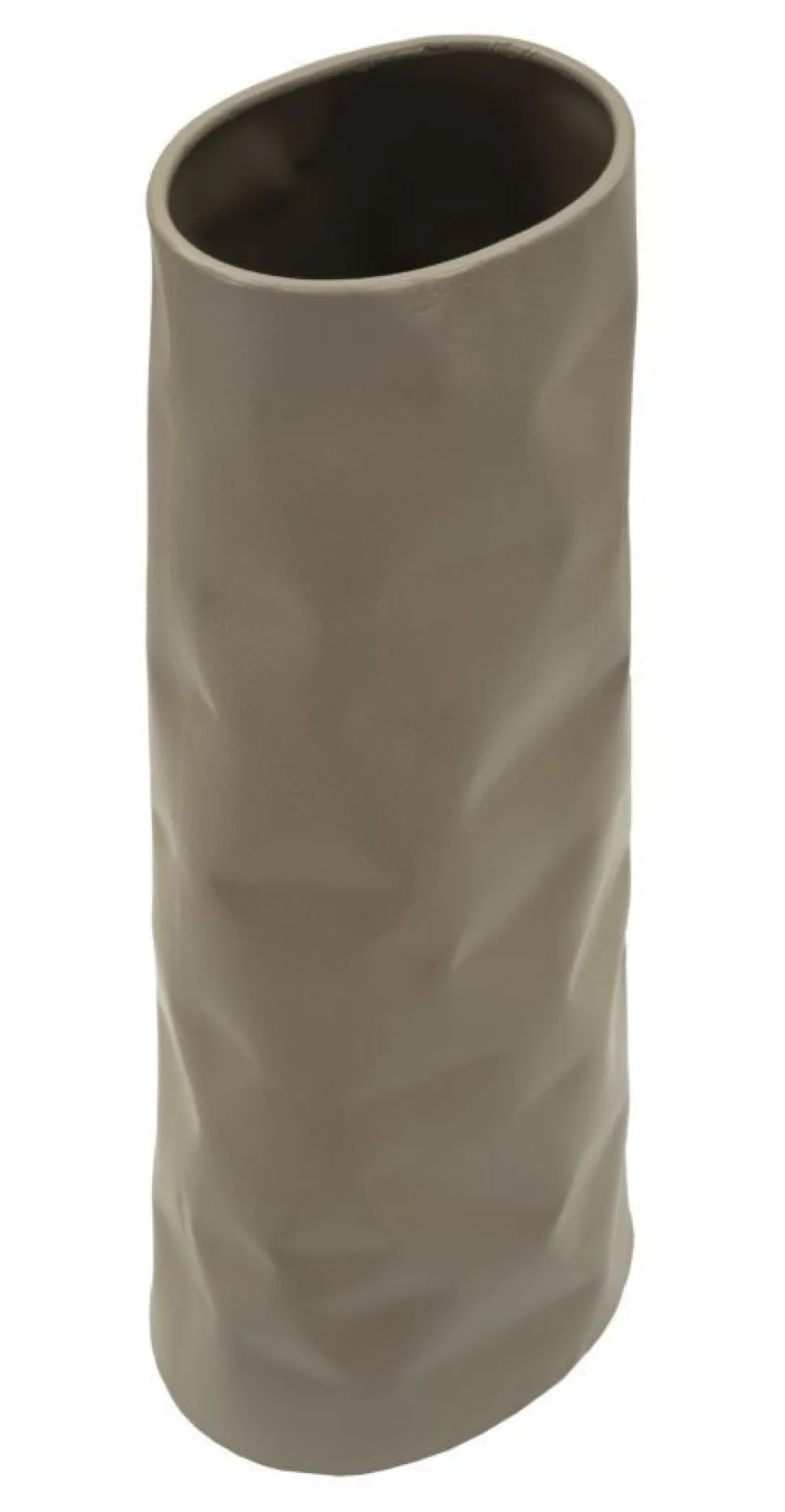 Vase moderne irrégulier Norimberga finition beige
