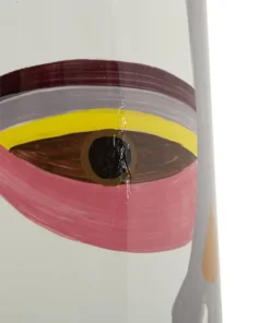 Vase Piccassy haut décoratif géométrique multicolore