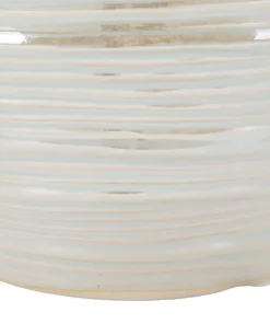 Vase rond effet perlé