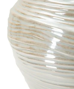 Vase rond effet perlé