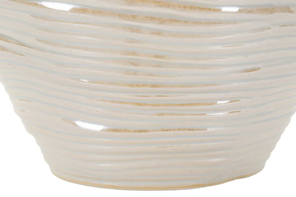 Vase rond Perly finition nacrée