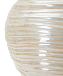 Vase rond Perly finition nacrée