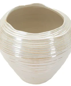 Vase rond Perly finition nacrée