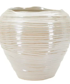 Vase rond Perly finition nacrée