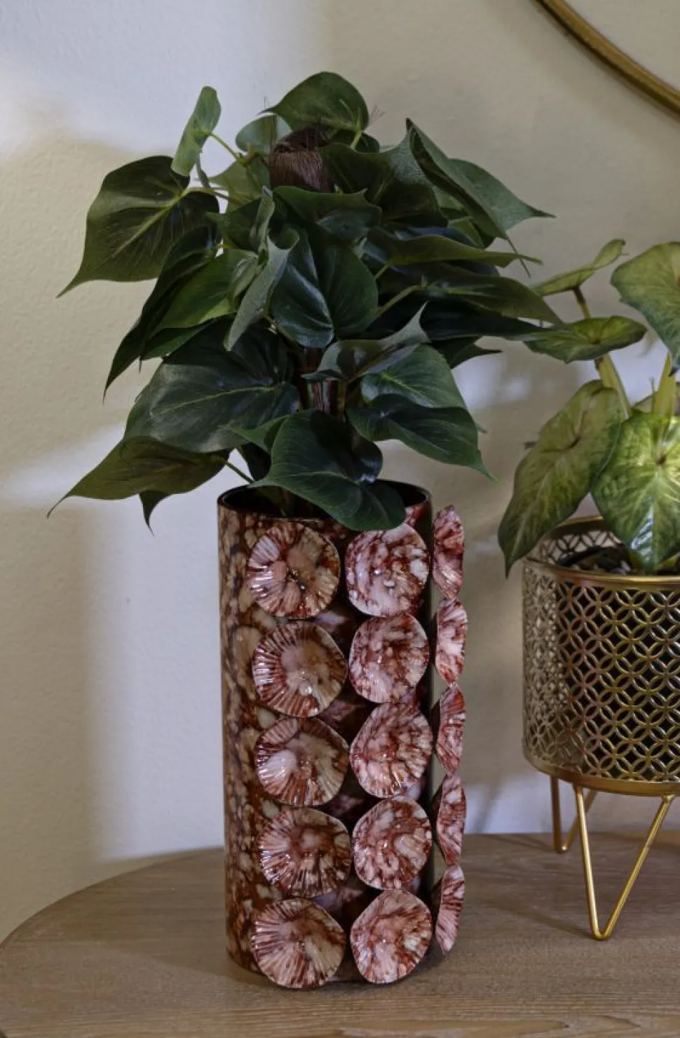 Vase rouge design original
