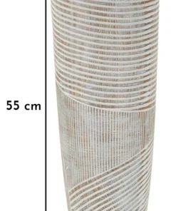 Vase Woodey Résine effet Bois