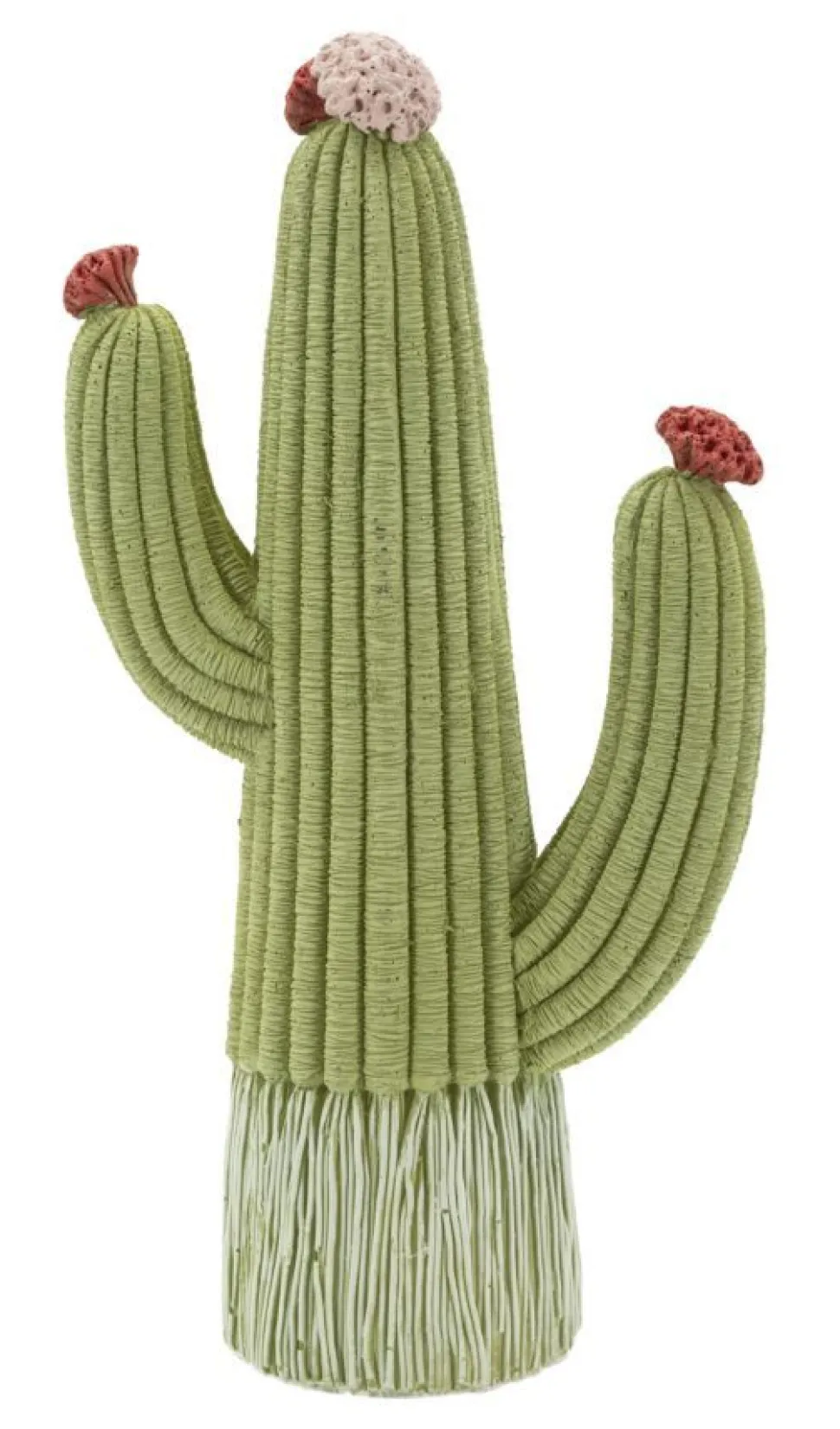 Végétation décorative Cactus Stons vert avec fleurs colorées